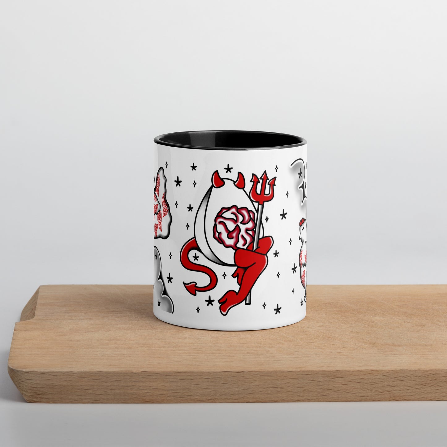 Deviled Egg Mug with Color Inside