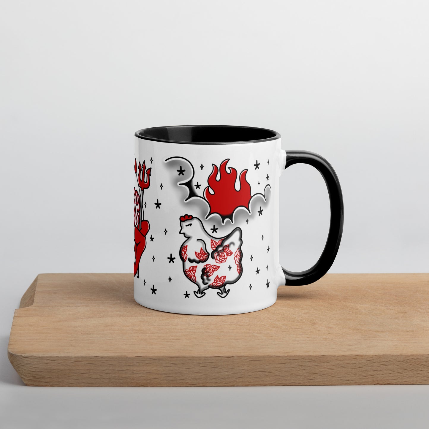 Deviled Egg Mug with Color Inside