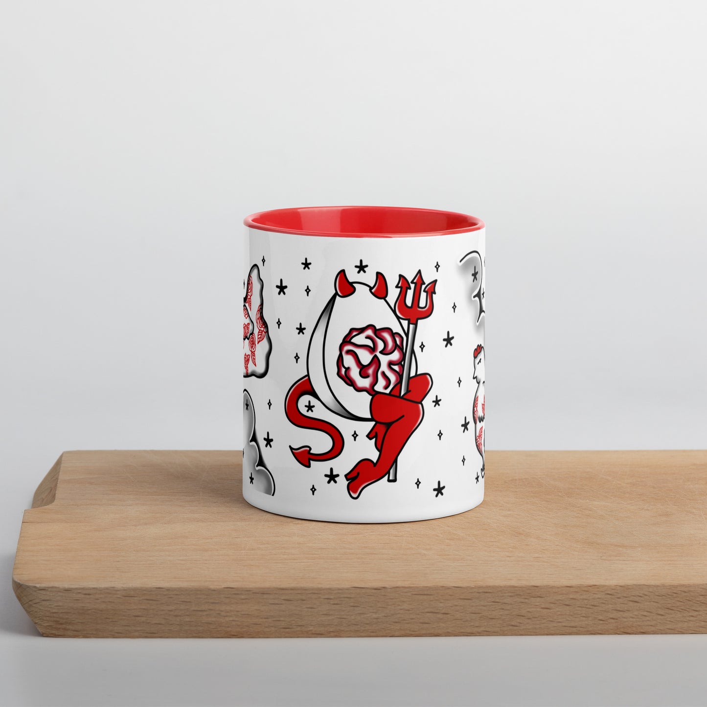 Deviled Egg Mug with Color Inside