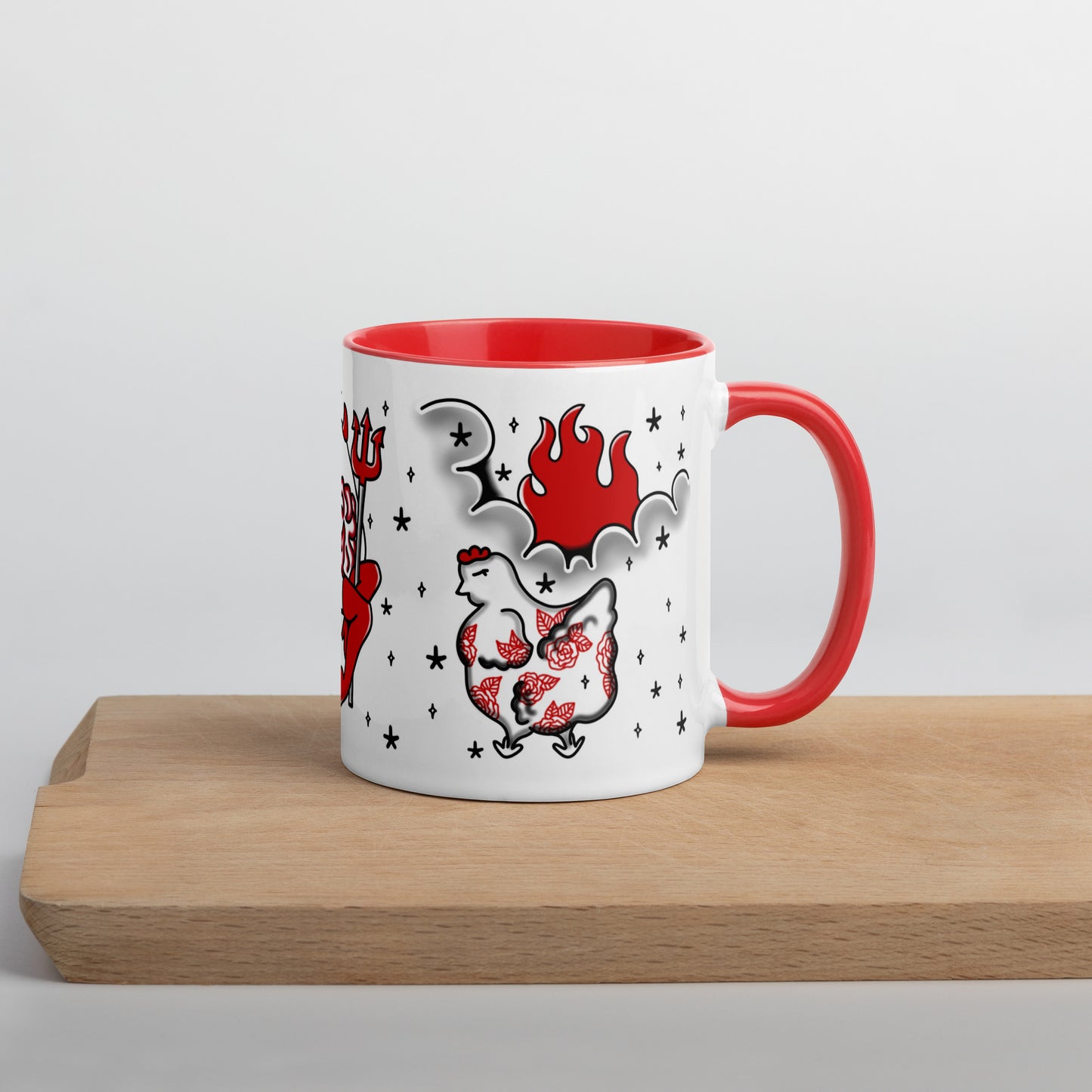 Deviled Egg Mug with Color Inside